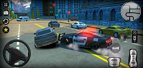 警车漂移模拟器2023手机版-游戏截图4